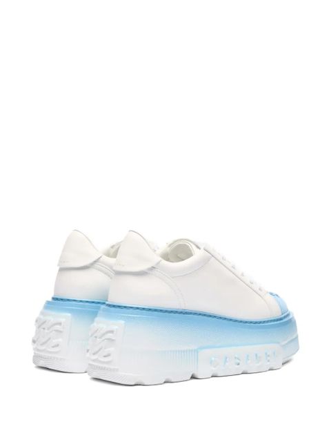 Casadei Nexus platform lace-up trainers - White
