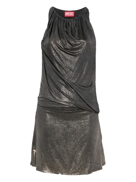 Diesel metallic-effect mini dress - Grey - zdjęcie produktu nr 1