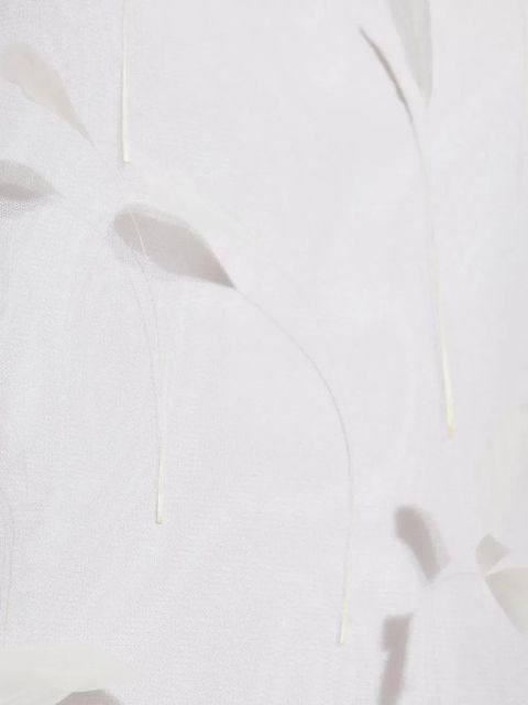 Jil Sander silk dress - White