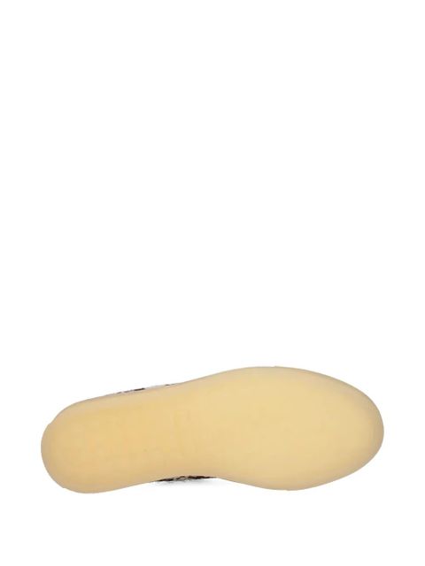 Copenhagen patterned lace-up sneakers - White