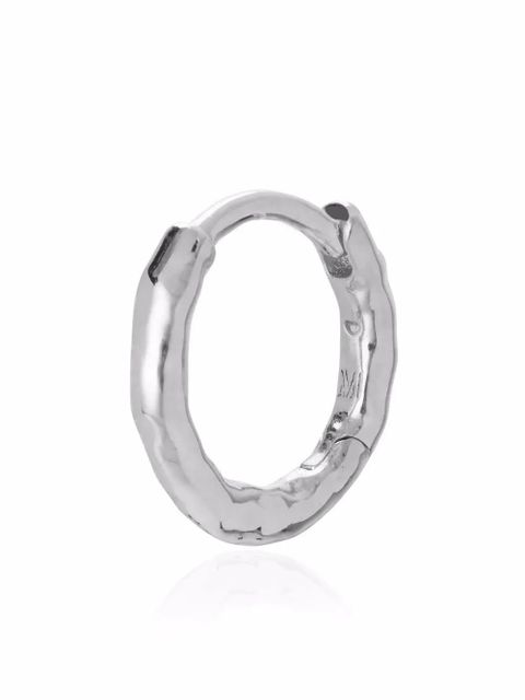 Monica Vinader Ziggy huggie earrings - Silver - zdjęcie produktu nr 2