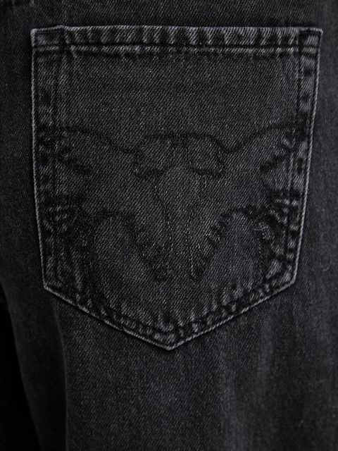 Pinko jeansy damskie kolor szary 104646 A2SA