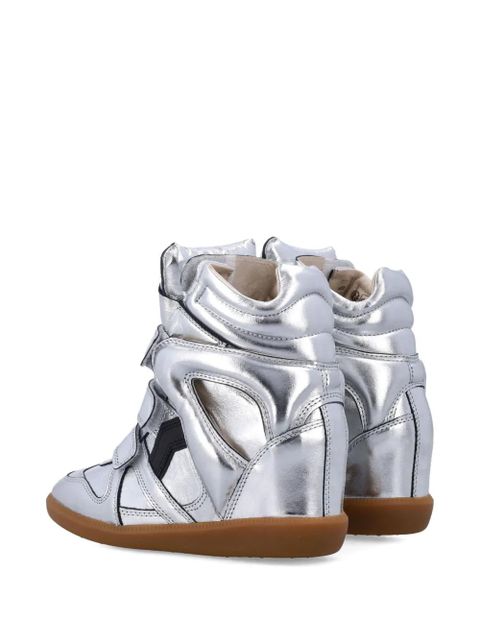 ISABEL MARANT 50mm Bekett touch-strap sneakers - Silver - zdjęcie produktu nr 2
