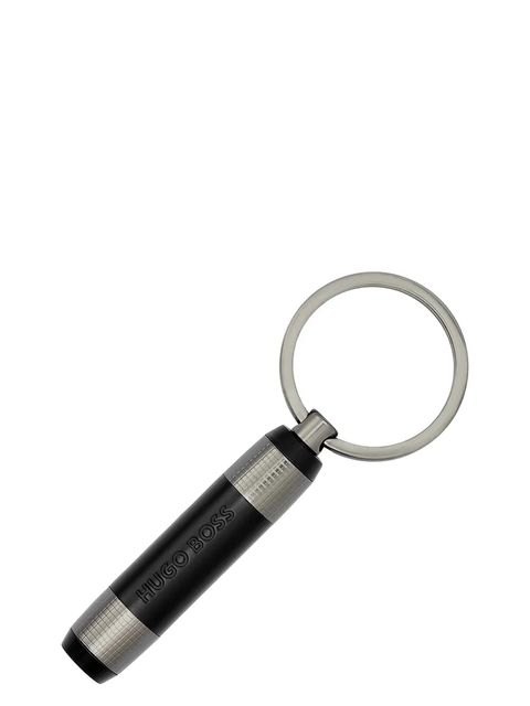 BOSS brelok do kluczy Rive Gun kolor szary - zdjęcie produktu nr 1