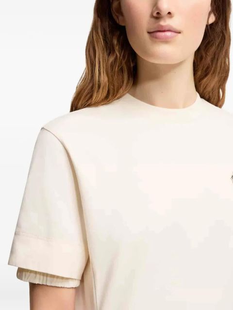 Moncler Grenoble short-sleeved logo T-shirt - White