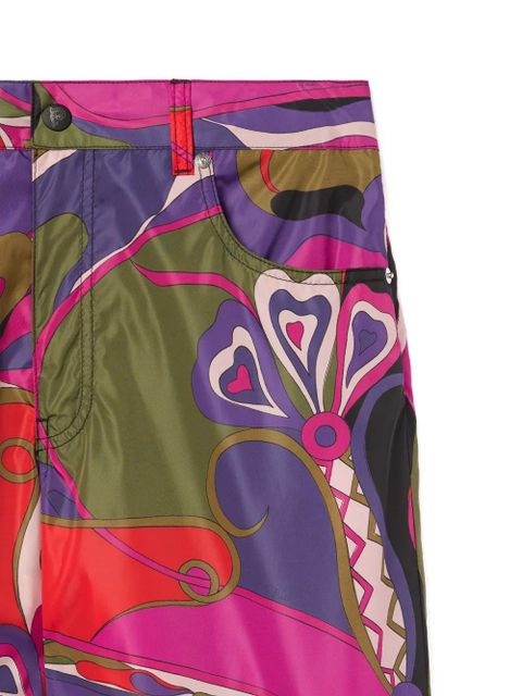 PUCCI orchidée print cargo trousers - Purple