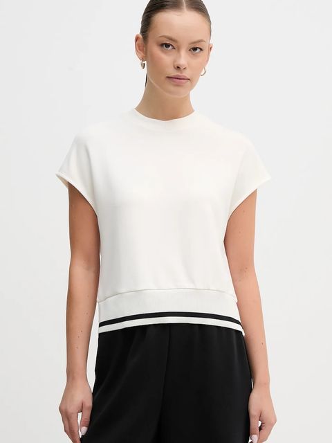 United Colors of Benetton t-shirt damski kolor beżowy 3QAFD10AX - zdjęcie produktu nr 1