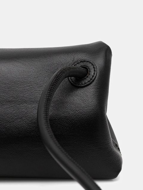 Trussardi torebka skórzana kolor czarny Z610E005987N - zdjęcie produktu nr 2