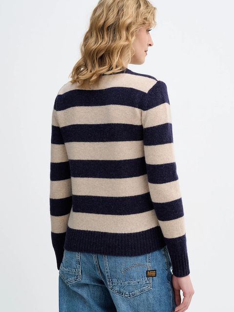 United Colors of Benetton kardigan wełniany kolor beżowy lekki 103ME5014 - zdjęcie produktu nr 2