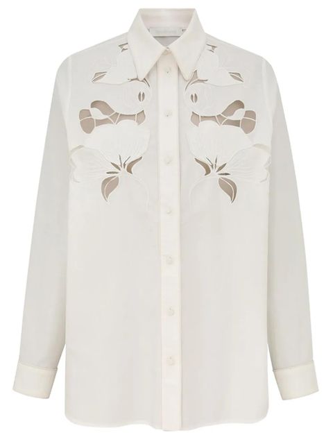 ZIMMERMANN flower-embroidered shirt - White - zdjęcie produktu nr 2