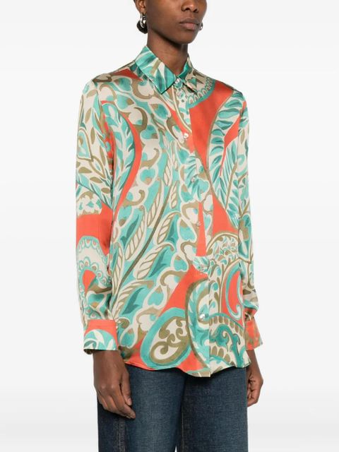 ETRO button-fastening patterned shirt - Orange