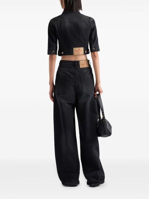 Prada triangle-logo jacket - Black