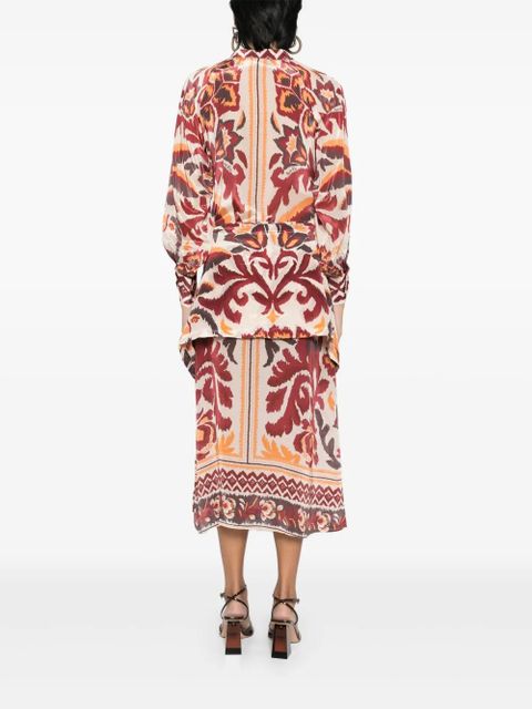 FARM Rio Toucans dress - Neutrals