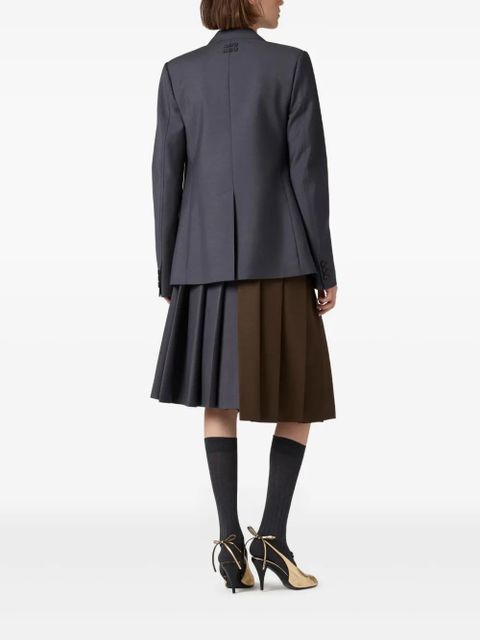 Miu Miu single-breasted blazer - Grey - zdjęcie produktu nr 2