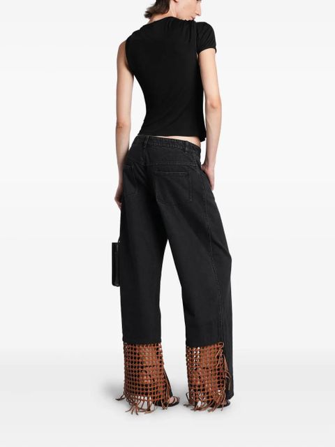 Christopher Esber Basket Leather jeans - Black - zdjęcie produktu nr 2