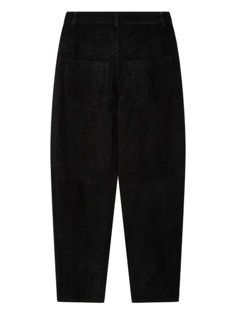 ISABEL MARANT suede trousers - Black - zdjęcie produktu nr 2