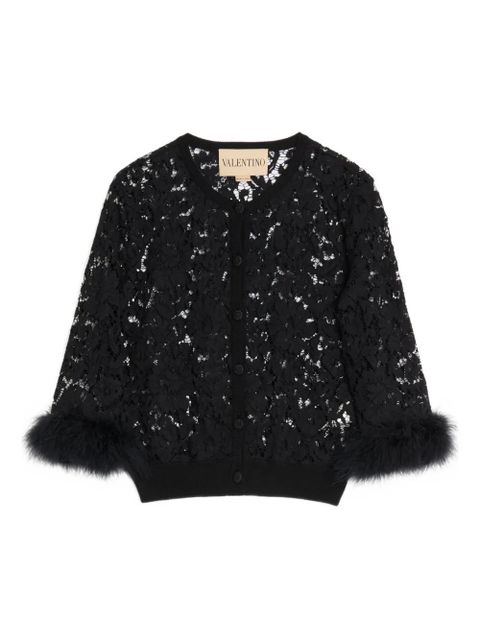 Valentino Garavani button-fastening cardigan - Black - zdjęcie produktu nr 1