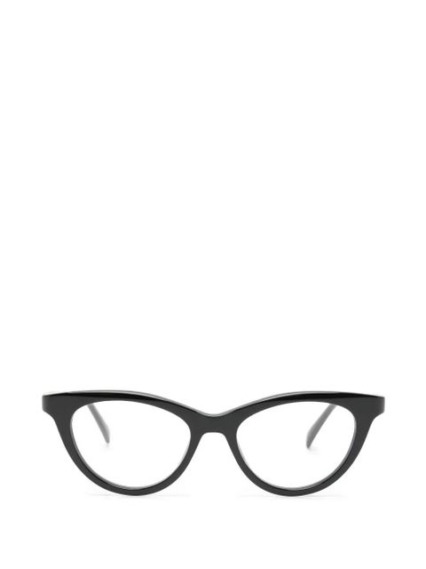 Gucci Eyewear cat-eye logo glasses - Black - zdjęcie produktu nr 1