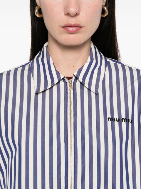 Miu Miu striped shirt - Blue