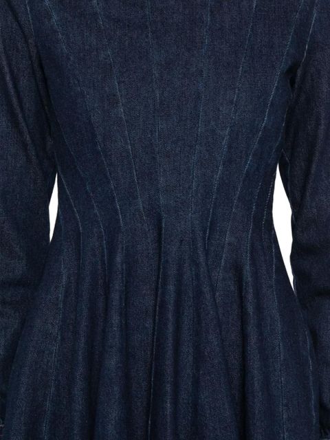 Sportmax Aereo panelled dress - Blue