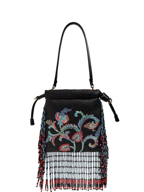 ETRO small Kalispera embroidered beaded tote bag - Black - zdjęcie produktu nr 1