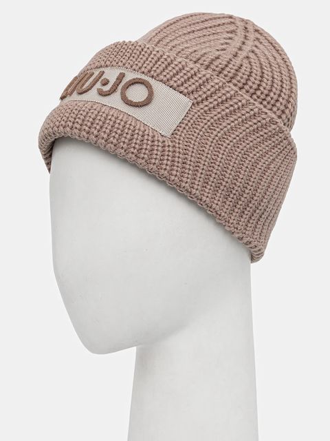 Liu Jo czapka kolor brązowy 2F5057.M0300 - zdjęcie produktu nr 2