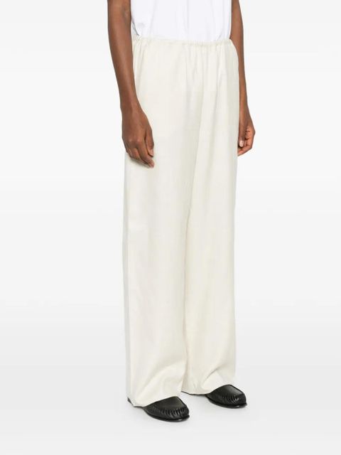 TOTEME monogram-pattern trousers - Neutrals - zdjęcie produktu nr 2