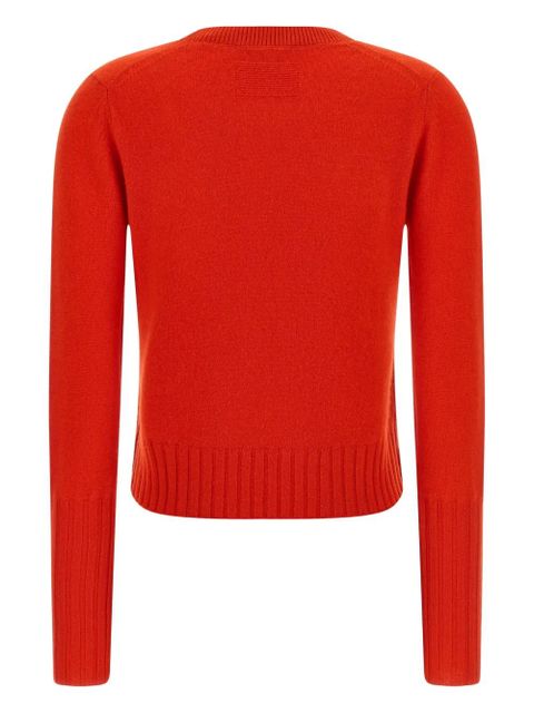 Guest In Residence Shrunken crew-neck sweater - Red
