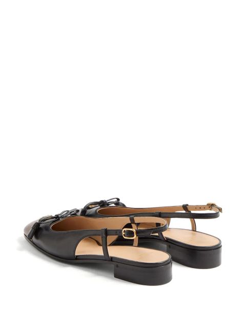 Valentino Garavani 25mm Valet du Roi slingback ballet flats - Black