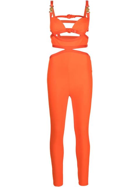 Versace Medusa '95 cut-out jumpsuit - Orange - zdjęcie produktu nr 1