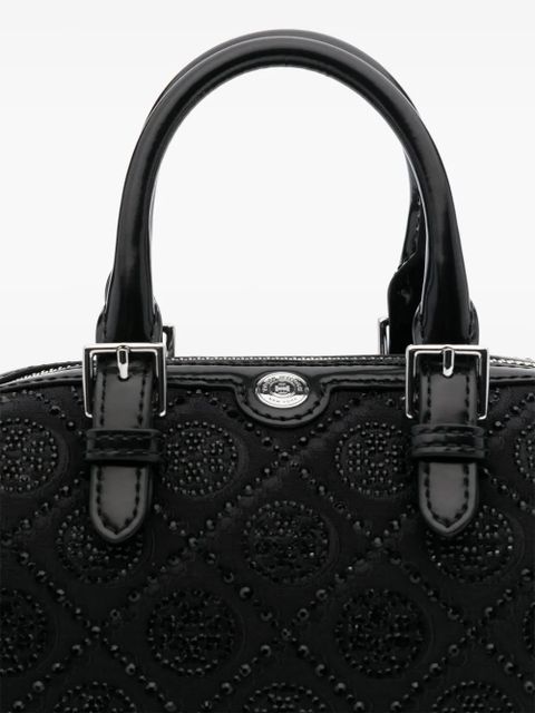 Tory Burch small T Monogram tote bag - Black