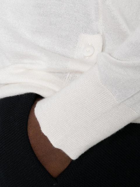 Max Mara button-detail sweater - White