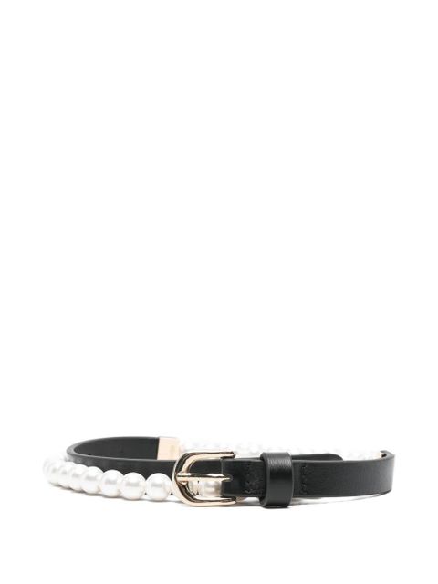 Maje pearl buckle belt - Black - zdjęcie produktu nr 1