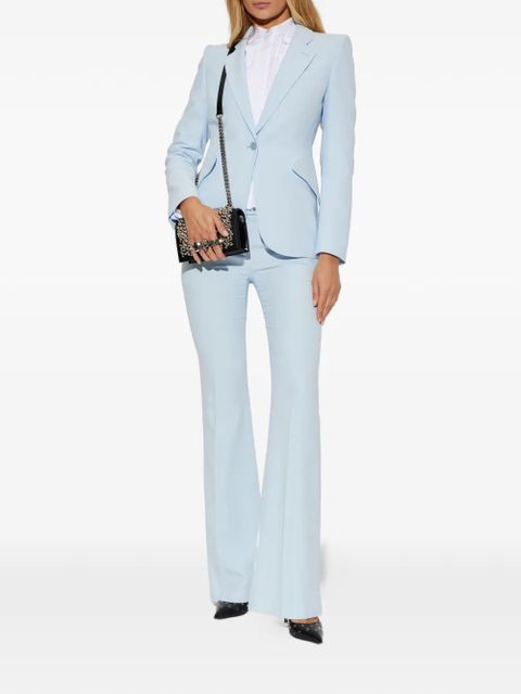 Alexander McQueen concealed-fastening trousers - Blue - zdjęcie produktu nr 2