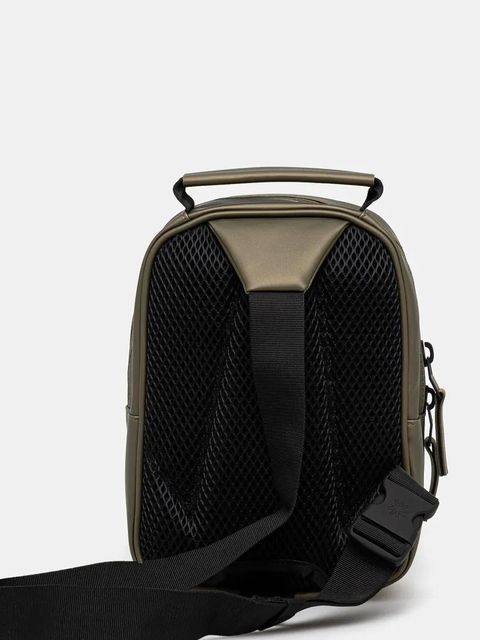 Rains plecak Book Daypack Mini W3 kolor zielony mały gładki 13690.105 - zdjęcie produktu nr 2