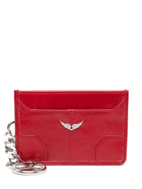 Zadig&Voltaire Sunny Pass leather card holder - Red - zdjęcie produktu nr 1