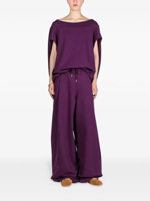 DRIES VAN NOTEN loose trousers - Purple - zdjęcie produktu nr 2