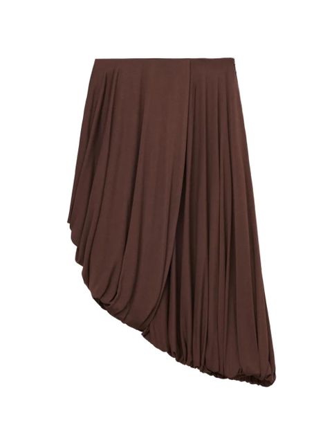 LOEWE draped skirt - Brown - zdjęcie produktu nr 1