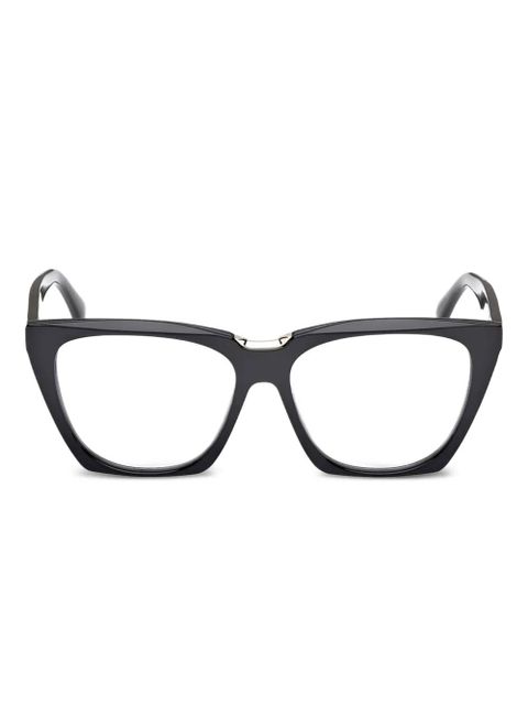 Max Mara Eyewear acetate geometric frames - Black - zdjęcie produktu nr 1