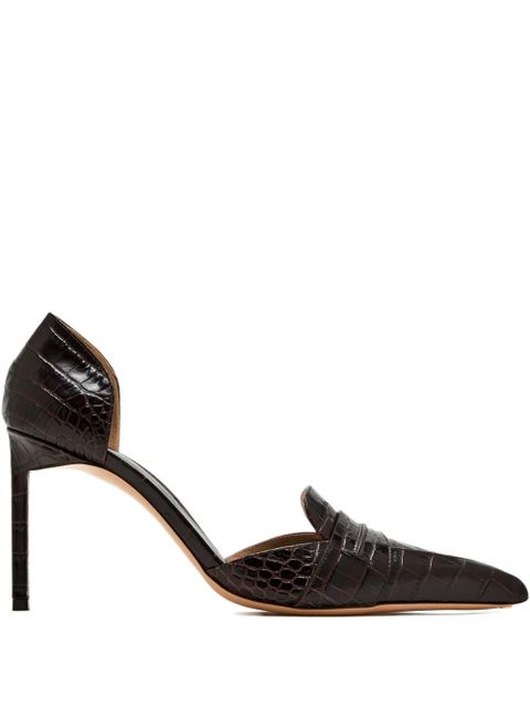 TOM FORD 85mm Eva D'Orsay pumps - Brown - zdjęcie produktu nr 1