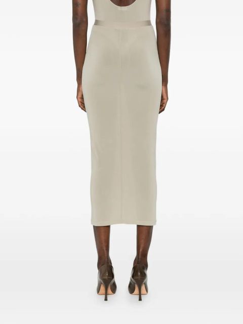WARDROBE.NYC sheer skirt - Neutrals