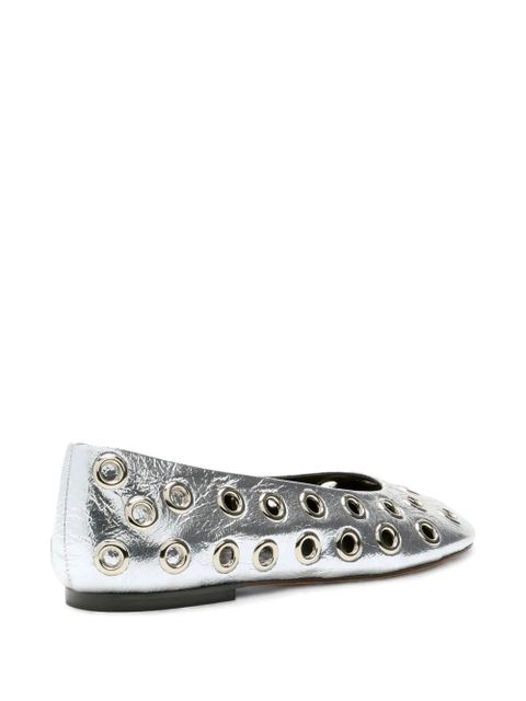 Proenza Schouler Glove Grommet ballerina shoes - Grey