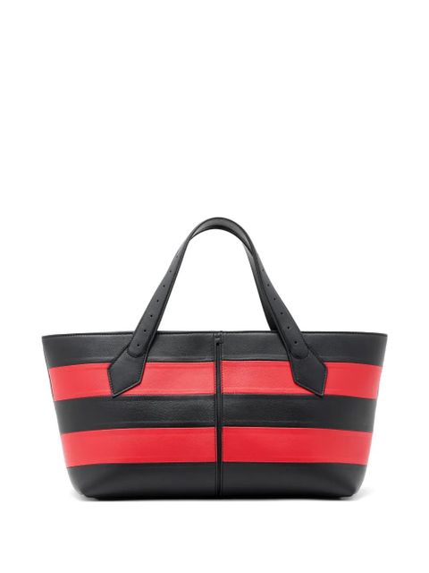 Proenza Schouler Chelsea striped tote bag - Black - zdjęcie produktu nr 1