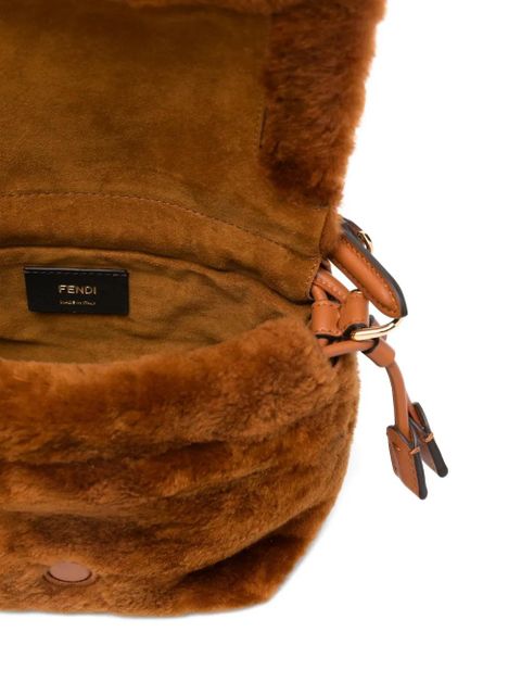 FENDI small Mamma Baguette cross body bag - Brown