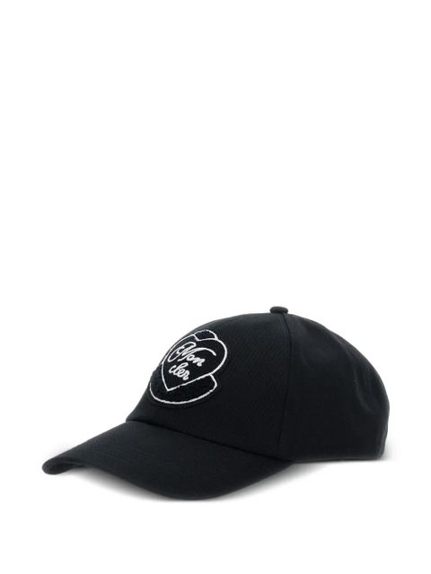 Moncler heart-patch baseball cap - Black - zdjęcie produktu nr 1