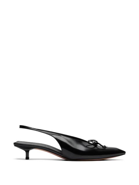 Jacquemus bow-detail pumps - Black - zdjęcie produktu nr 1