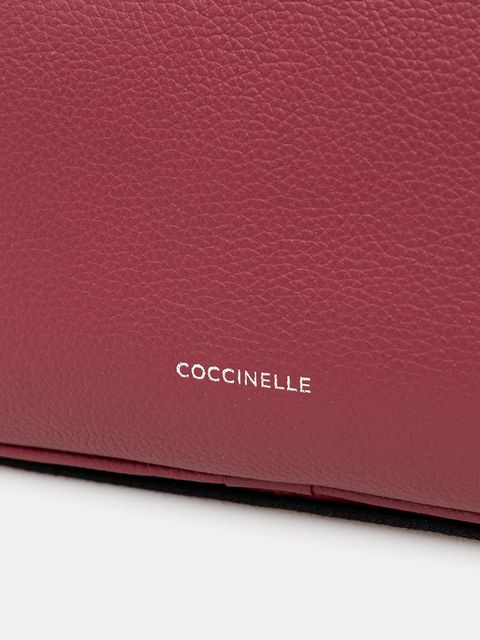 Coccinelle torebka skórzana RAQUEL kolor bordowy E1.SQ0.13.02.01