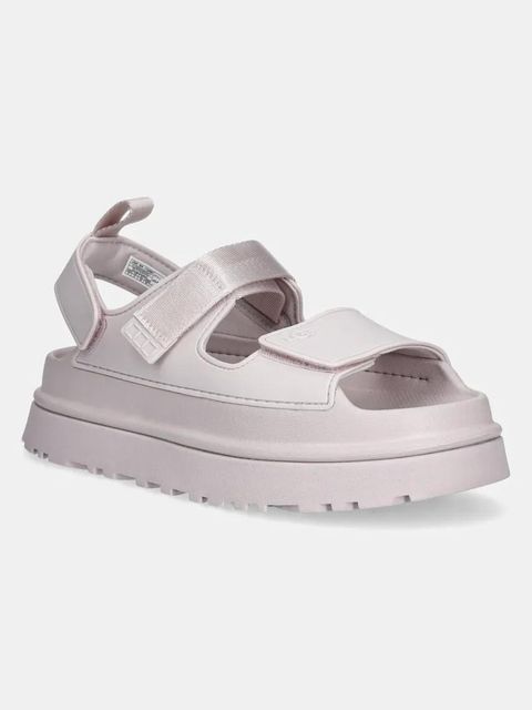 UGG sandały Goldenglow damskie kolor różowy na platformie 1152685-BYF - zdjęcie produktu nr 1