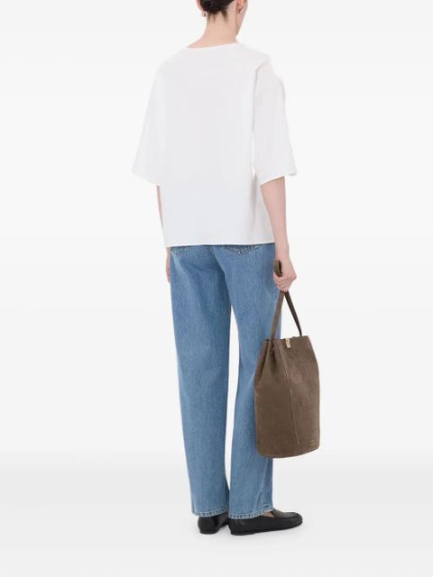 LouLou de Saison Osis drop-shoulder T-shirt - White