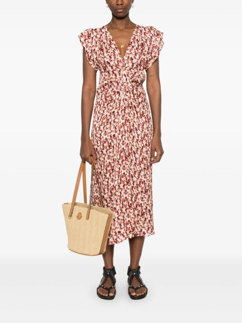 ISABEL MARANT Lyndsay midi dress - Neutrals